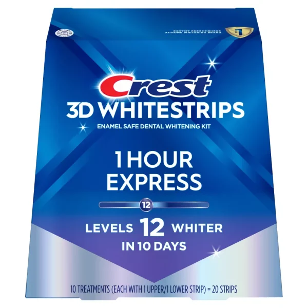 Crest 3D Whitestrips 1 Hour Express Full-box sealed - Crestwhite.com