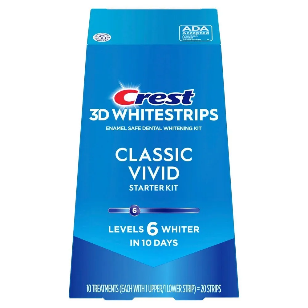 Crest 3D Whitestrips Classic Vivid Full-box sealed - Crestwhite.com