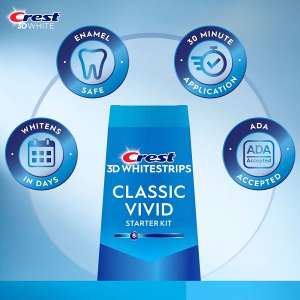 Crest 3D Whitestrips Classic Vivid – la