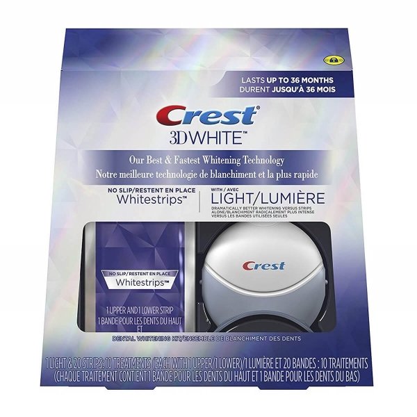 Crest 3D Whitestrips with Activating Light