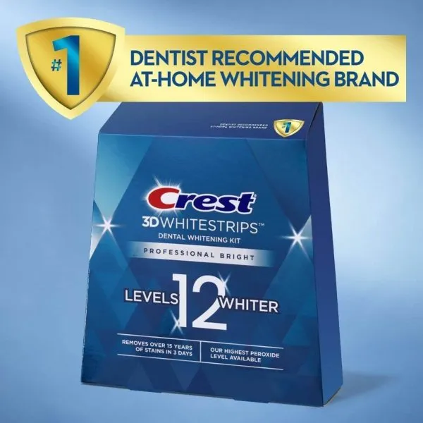 Crest 3D Whitestrips Professional Bright -mq