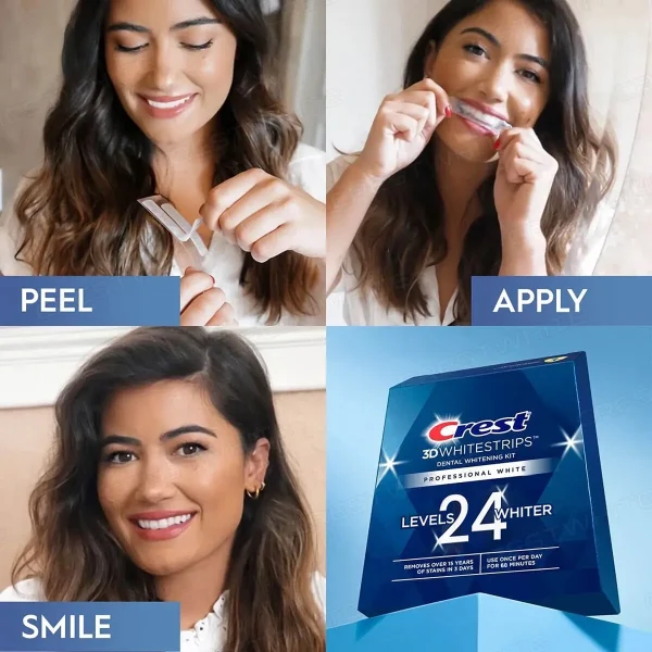 Crest 3D Whitestrips Professional White Level 24 (s)
