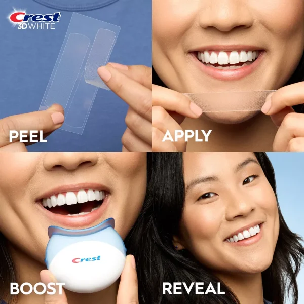 Crest 3D Whitestrips Sensitive & Gentle with LED light – my