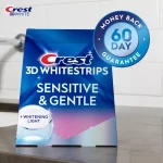 Crest 3D Whitestrips Sensitive & Gentle with LED light – yt