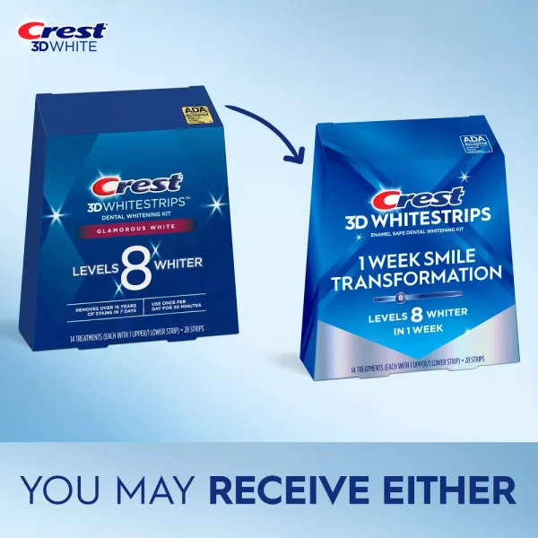 Crest 3D Whitestrips 1 Week Smile Transformation – nc]
