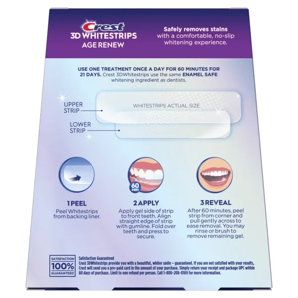 Crest 3D Whitestrips Age Renew – k