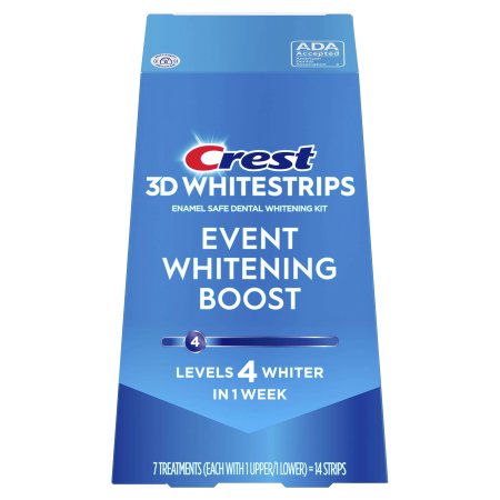 Crest 3D Whitestrips Event Whitening Boost Full Box