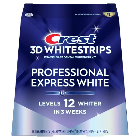 Crest 3D Whitestrips Professional Express White Full Box