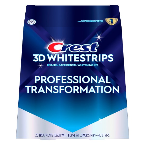 Crest 3D Whitestrips Professional Transformation